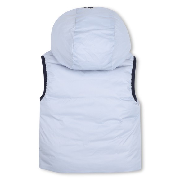 BOSS Baby Boys Blue J53506 Reversible Gilet #3