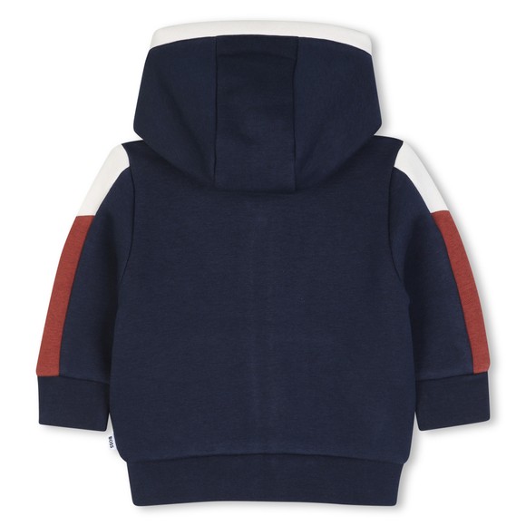 BOSS Baby Boys Blue J53480 Colourblock Hoody #3
