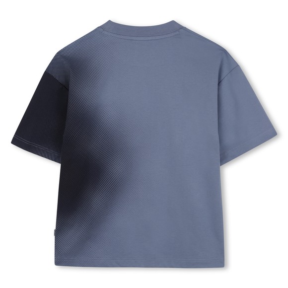 BOSS Boys Blue J53515 Fade T Shirt #3