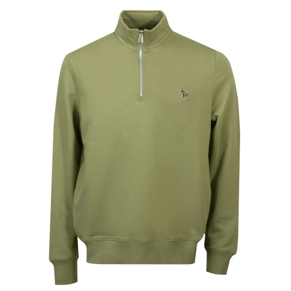 PS Paul Smith Mens Green 1/2 Zip Sweatshirt #1