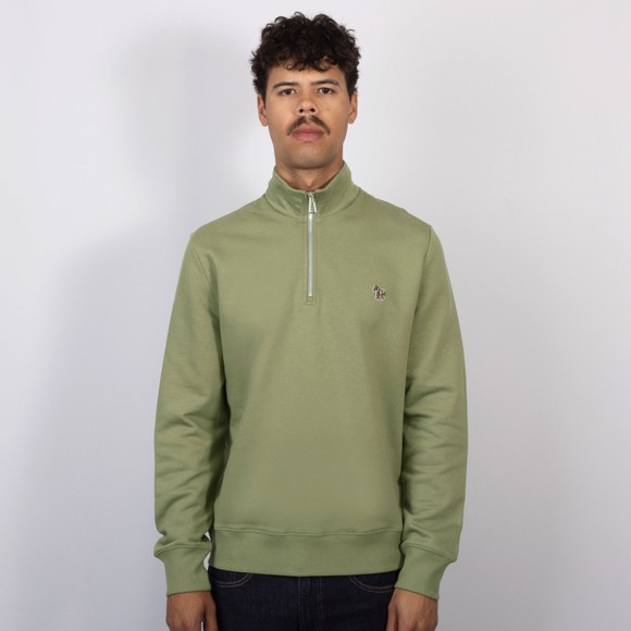 PS Paul Smith Mens Green 1/2 Zip Sweatshirt #2