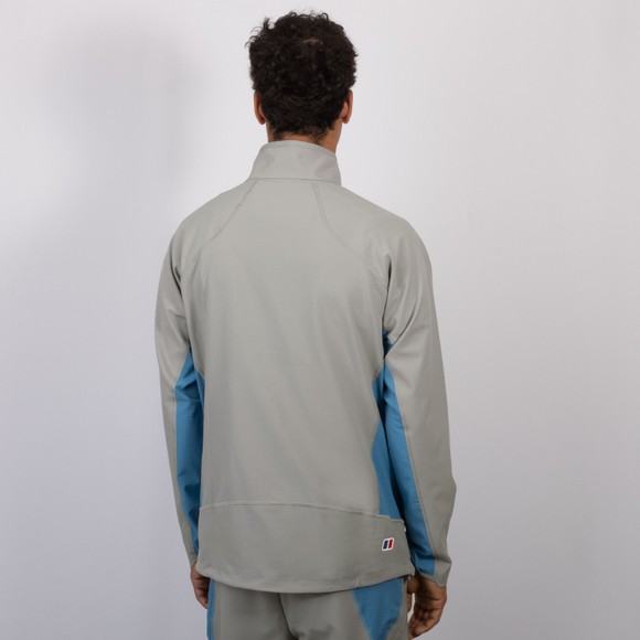berghaus Mens Grey Wavertree Half Zip Sweatshirt #4
