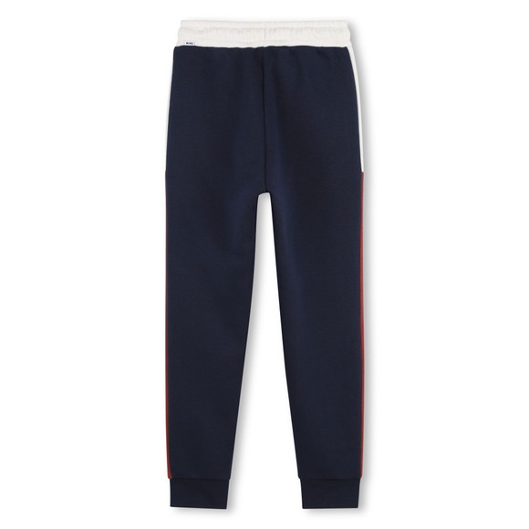 BOSS Boys Blue J53341 Colourblock Joggers #3