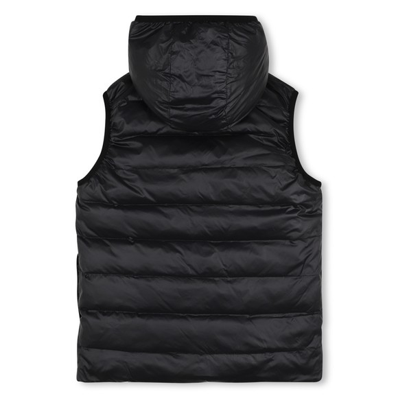 BOSS Boys Green J53436 Reversible Gilet #4