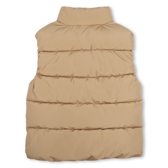 BOSS Boys Beige J53438 Padded Gilet #3