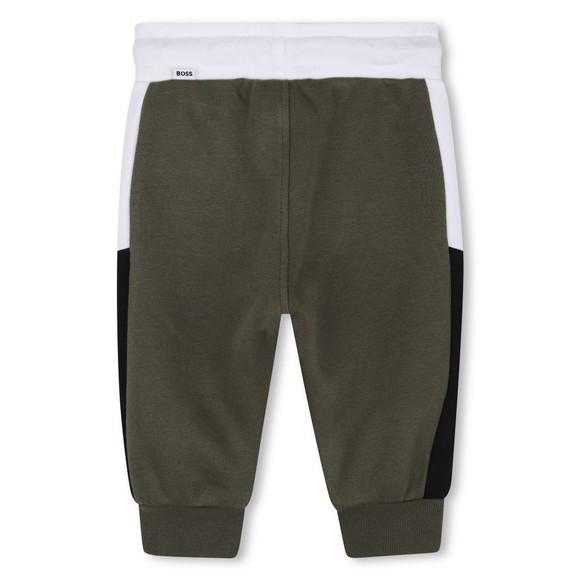 BOSS Baby Boys Green J53468 Colourblock Joggers #3