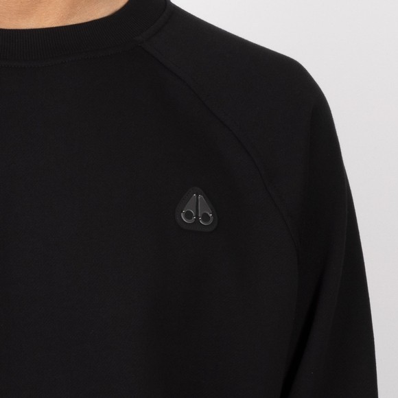 Moose Knuckles Mens Black Yul Crewneck Sweatshirt #3