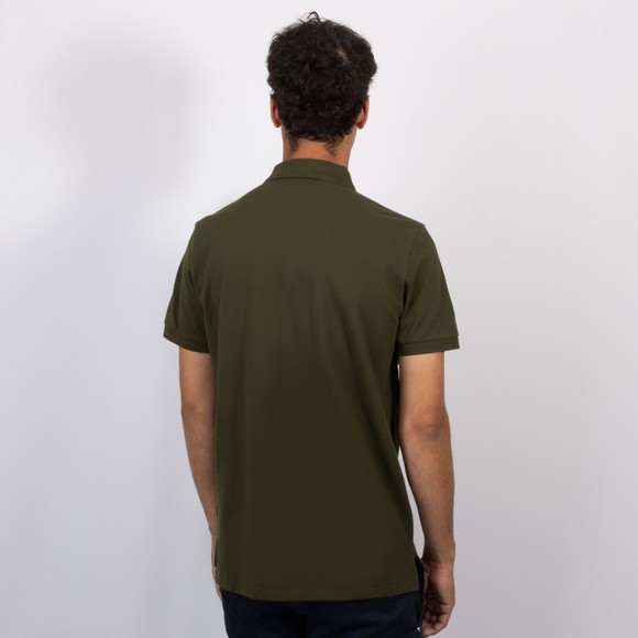 Polo Ralph Lauren Mens Green Custom Slim Fit Short Sleeve Polo Shirt #4