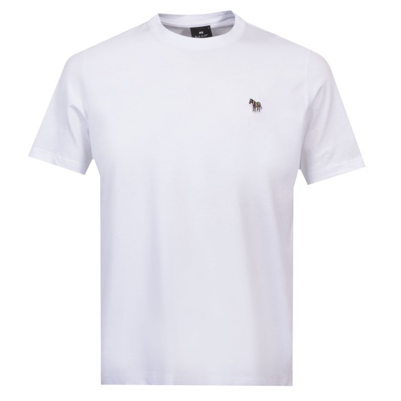 PS Paul Smith Mens White Zebra T-Shirt #1