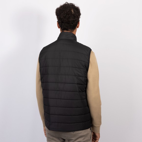 Barbour International Mens Black Aldon Quilted Gilet #4