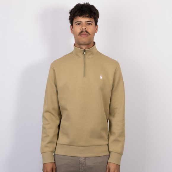 Polo Ralph Lauren Mens Beige Tech Fleece Quarter Zip #2