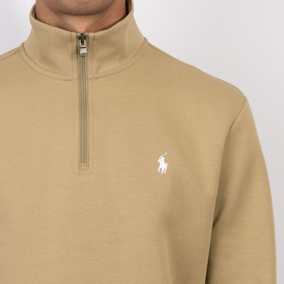 Polo Ralph Lauren Mens Beige Tech Fleece Quarter Zip #3