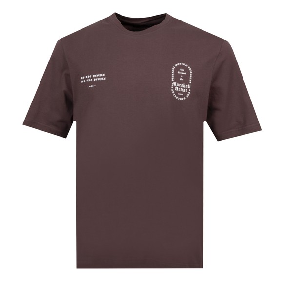 Marshall Artist Mens Purple Blueprint T-Shirt main image