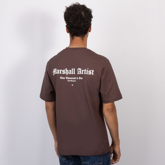 Marshall Artist Mens Purple Blueprint T-Shirt main image