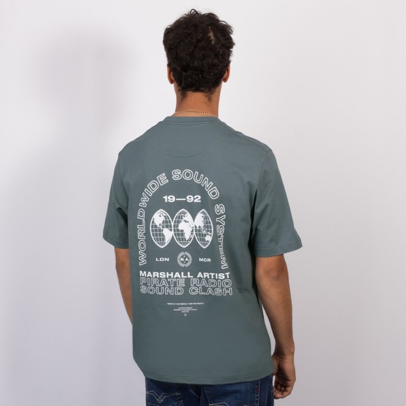 Marshall Artist Mens Grey Pirate Radio T-Shirt main image
