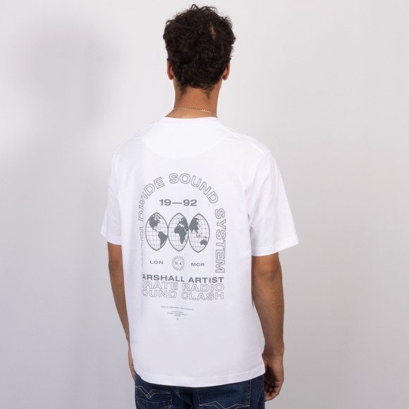 Marshall Artist Mens White Pirate Radio T-Shirt main image