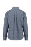 Fynch Hatton Mens Blue Dobby Check Shirt