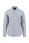 Fynch Hatton Mens Blue Dobby Check Shirt