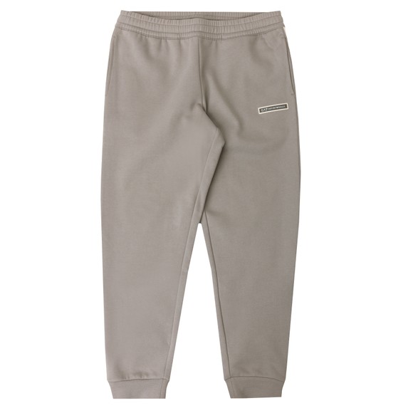 EA7 Emporio Armani Mens Grey Box Logo Taped Jogger