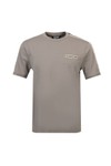 EA7 Emporio Armani Mens Grey Box Logo Taped T-Shirt