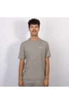 EA7 Emporio Armani Mens Grey Box Logo Taped T-Shirt