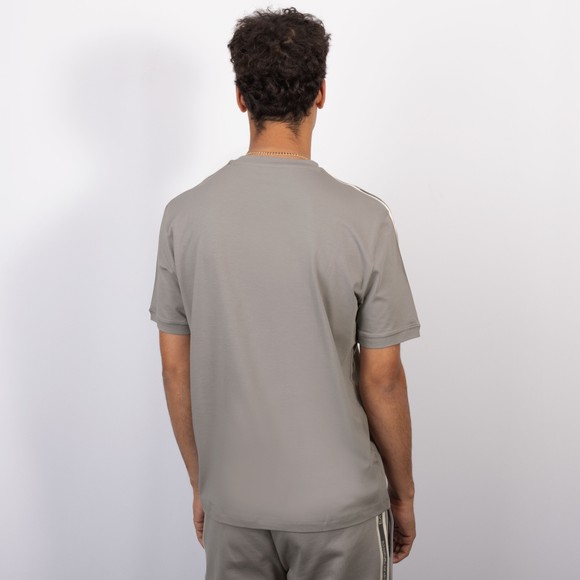 EA7 Emporio Armani Mens Grey Box Logo Taped T-Shirt main image