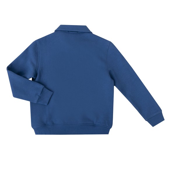Polo Ralph Lauren Boys Blue Fleece Collared Half Zip Sweatshirt #3