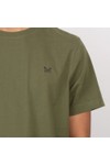 Crew Clothing Company Mens Green Classic T-Shirt