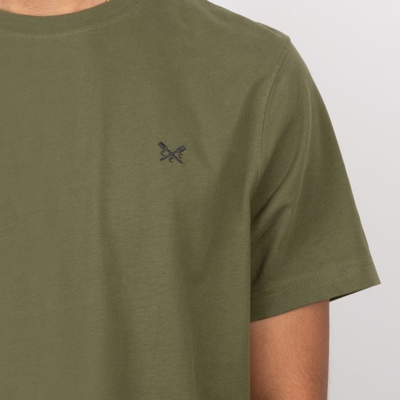 Crew Clothing Company Mens Green Classic T-Shirt main image