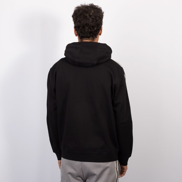 EA7 Emporio Armani Mens Black Full Zip Taped Hoodie main image