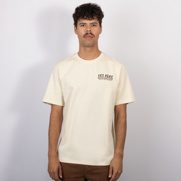 Les Deux Mens White Record T-Shirt main image