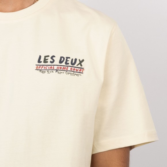 Les Deux Mens White Record T-Shirt main image