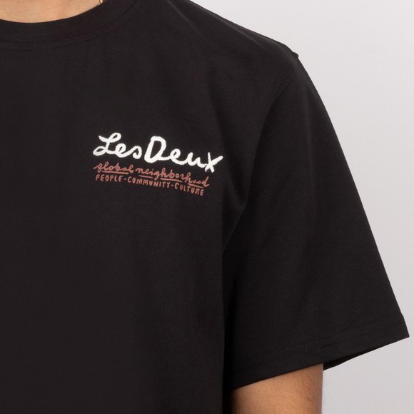 Les Deux Mens Black Rural T-Shirt main image