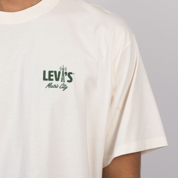 Levi's ® Mens White Graphic Vintage T-Shirt #3