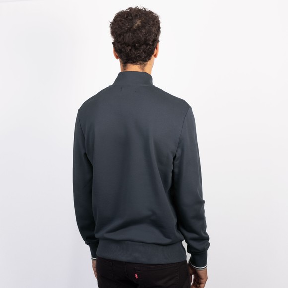 Fred Perry Mens Blue 1/2 Zip Sweatshirt #4