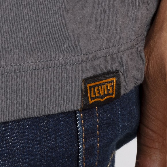 Levi's ® Mens Grey L/S Workwear T-Shirt #3