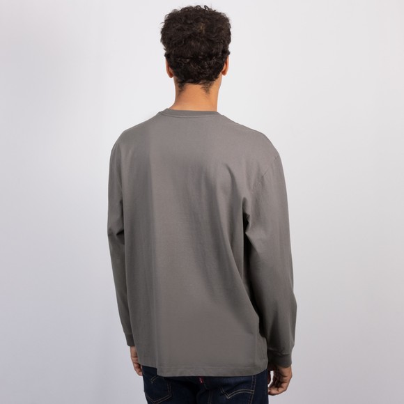 Levi's ® Mens Grey L/S Workwear T-Shirt #4