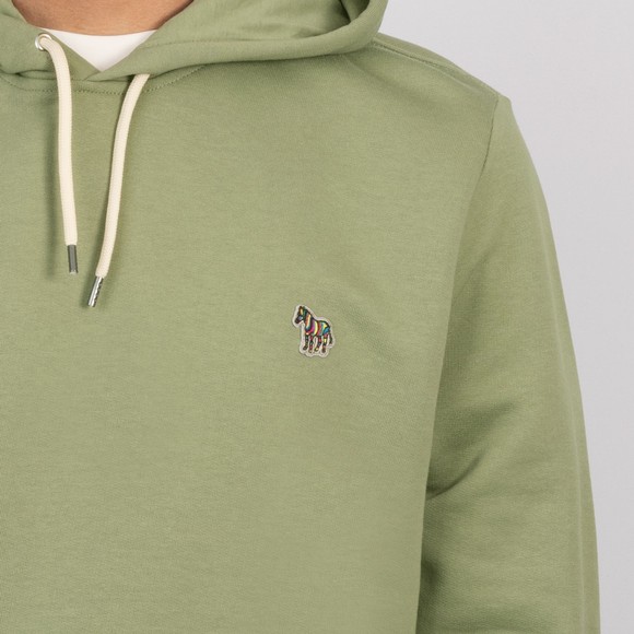 PS Paul Smith Mens Green Zebra Overhead Hoodie #3