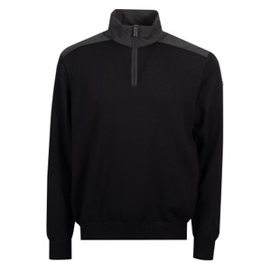 Typhoon Wool Knitted Half Zip Sweatshirt