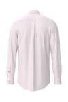 Fynch Hatton Mens Red Fine Stripe Oxford Shirt