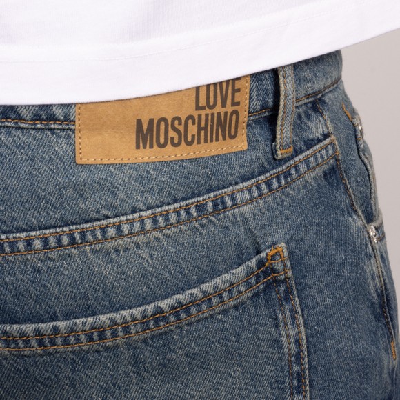 Love Moschino Mens Blue Regular Fit Jeans main image