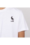 Love Moschino Mens White Bunny Embroidered Jersey T-Shirt