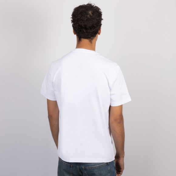Love Moschino Mens White Bunny Embroidered Jersey T-Shirt main image