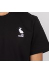 Love Moschino Mens Black Bunny Embroidered Jersey T-Shirt