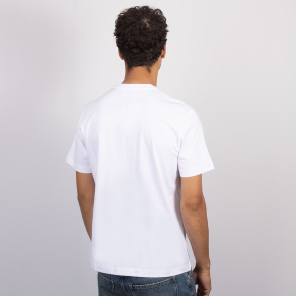 Love Moschino Mens White Printed Back Patch Jersey T-Shirt main image