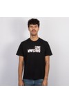 Love Moschino Mens Black Printed Back Patch Jersey T-Shirt