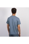 Love Moschino Mens Blue Printed Cotton Jersey T shirt