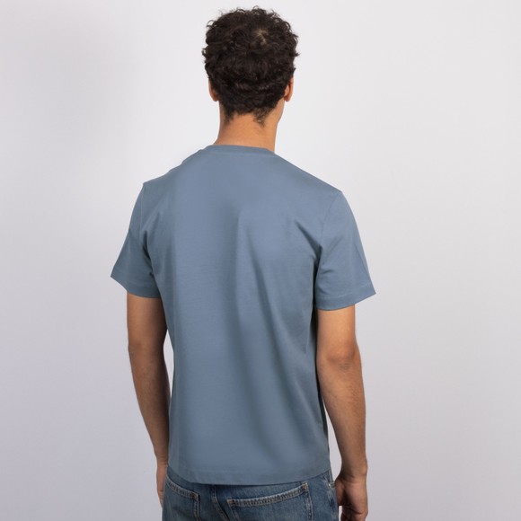 Love Moschino Mens Blue Printed Cotton Jersey T shirt main image