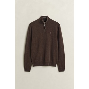Superfine Lambswool Half Zip Jumper