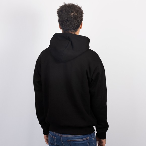 Lacoste Mens Black SH8863 Fleece Hoodie #4
